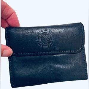 Vintage Navy  Leather Amity Wallet